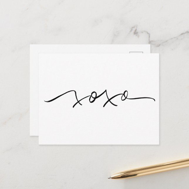 postal XOXO (Anverso/Reverso In Situ)