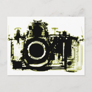 POSTAL XRAY VISION CÁMARA AMARILLO NEGRO