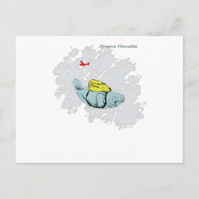 Postal Xtreme Manatee Skydiving (Anverso)