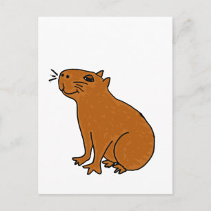Postal XX- Arte de Capibara