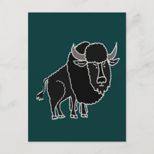 Postal XX- Awesome Buffalo Personalizado
