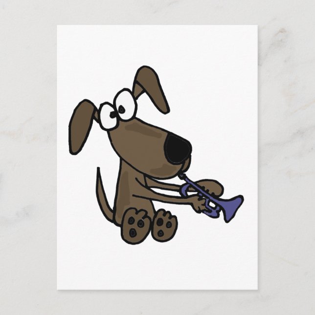 Postal XX- Curioso perro de cachorro jugando a Personaliz (Anverso)
