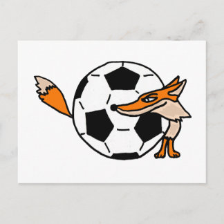 Postal XX- Fox detrás del arte de la pelota de fútbol