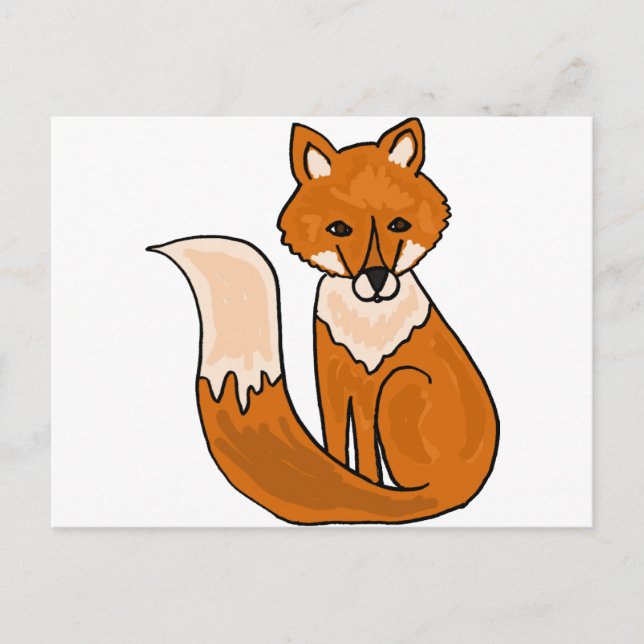 Postal XX-Foxy Fox (Anverso)