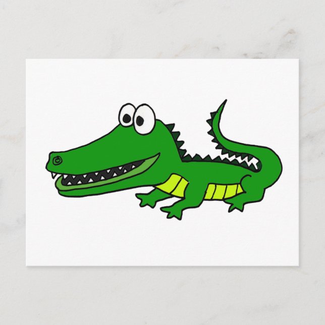 Postal XX- Funny Gator (Anverso)