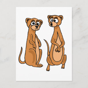 Postal XX-Funny Meerkat Personalizado