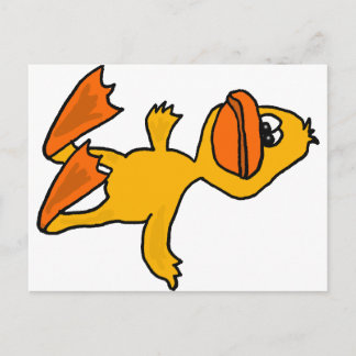 Postal XX-Funny Personalizado del Pato Muerto