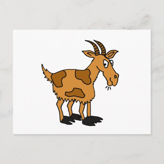 Postal XX-Funny Personalizado Goat (Anverso)
