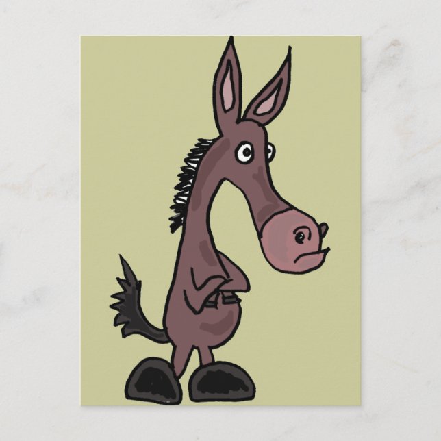 Postal XX- Mule testaruda o Personalizado Donky (Anverso)