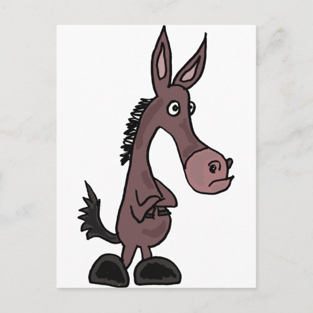 Postal XX- Mule testaruda o Personalizado Donky (Anverso)