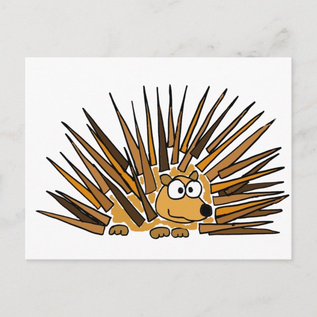 Postal XX- Personalizado de Arte Porcupino (Anverso)