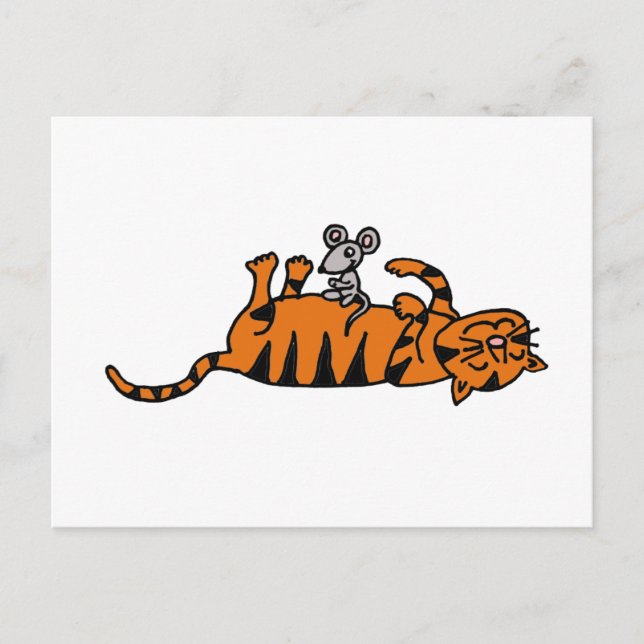 Postal XX- Sentado en el ratón sobre el Personalizado del (Anverso)