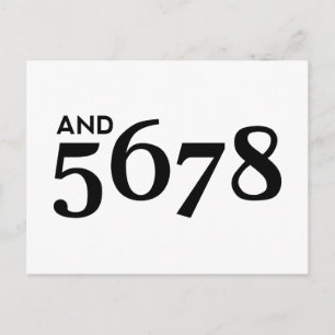 POSTAL Y 5678