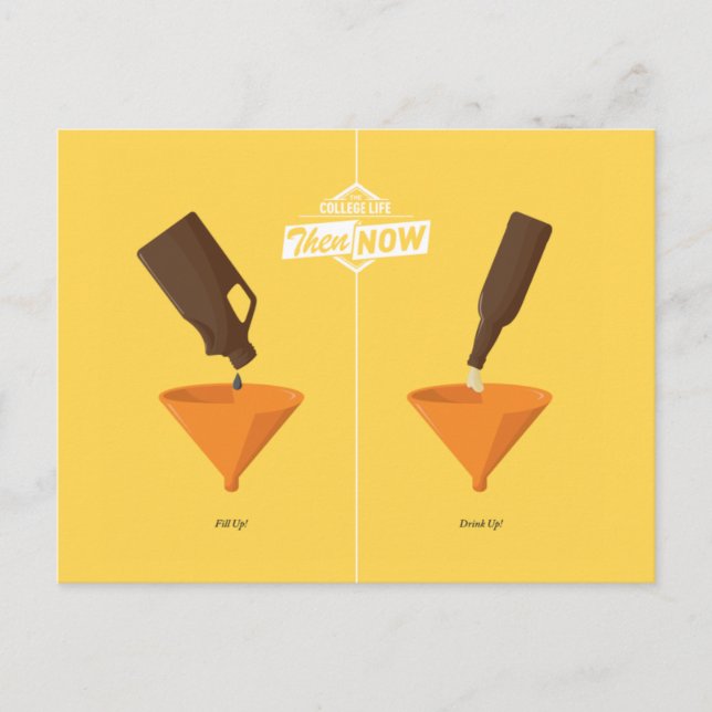 Postal Y Ahora: Beer Pong (Anverso)