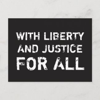 Postal ...Y JUSTICIA PARA TODA Postcarta DE Justicia Soci