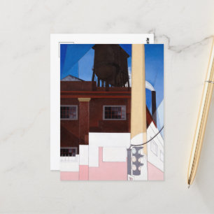 Postal ...Y la casa de los valientes de Charles Demuth