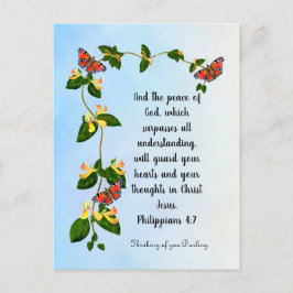 Postal Y la paz de Dios... Phil 4:7