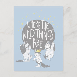 Postal ¡Y rugieron sus terribles rugidos!