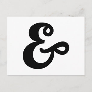 Postal y, signo de la ampersand