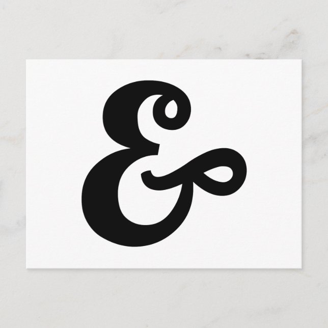 Postal y, signo de la ampersand (Anverso)