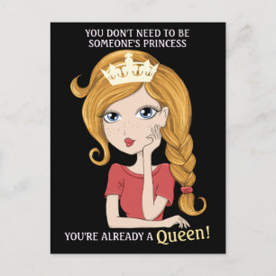 Postal Ya eres una reina