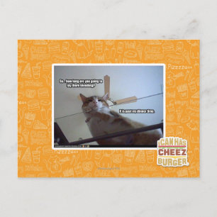 Postal Ya pasó mi hora de la cena.