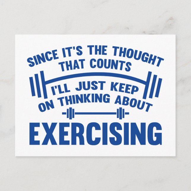 Postal Ya que es el pensamiento lo que cuenta (Anverso)