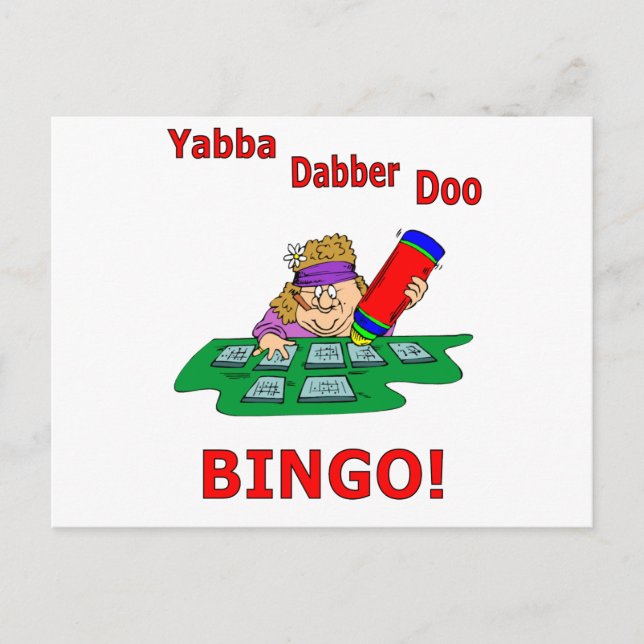 Postal Yabba Dabber Doo - BINGO (Anverso)