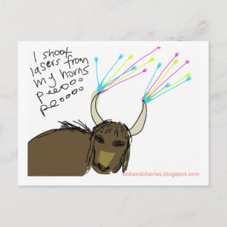 Postal Yak cósmico #3