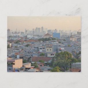 Postal Yakarta en el smog