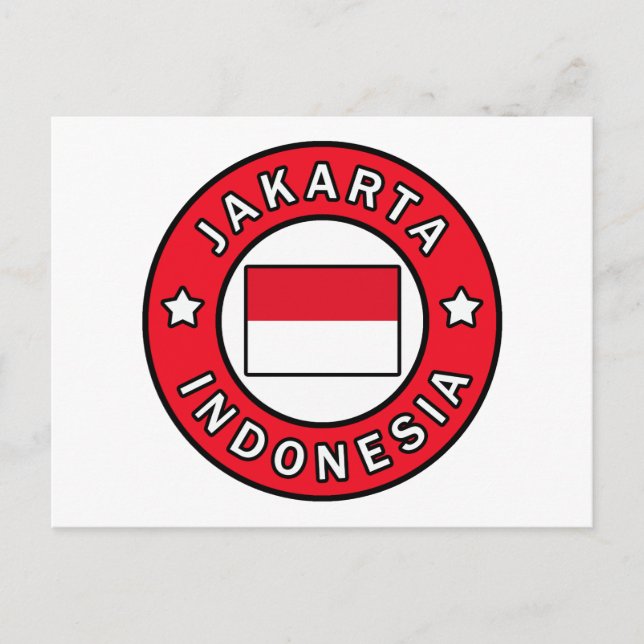 Postal Yakarta Indonesia (Anverso)
