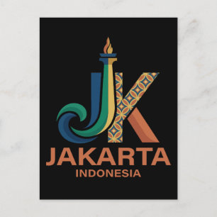 Postal Yakarta Indonesia Sudeste Asiático
