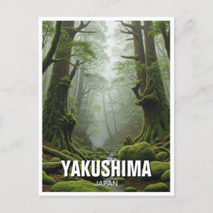 Postal Yakushima Isla Japón Viaje