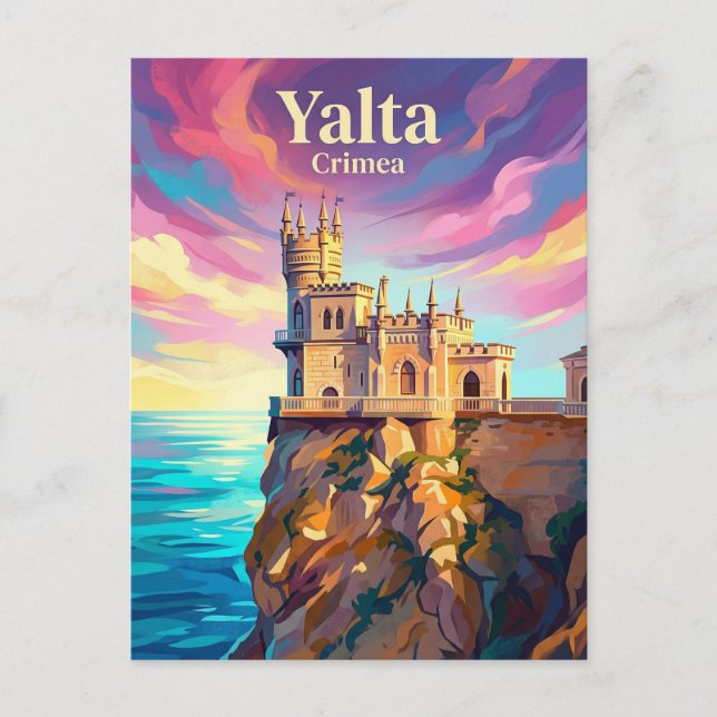 Postal Yalta Crimea (Anverso)