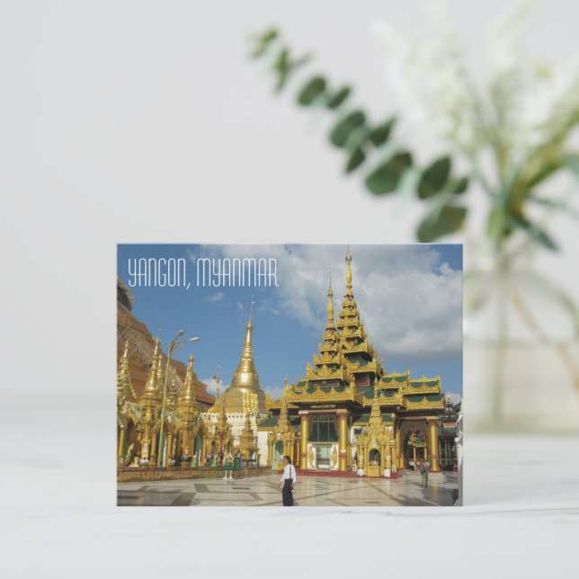 Postal Yangon, Myanmar (Anverso de pie)