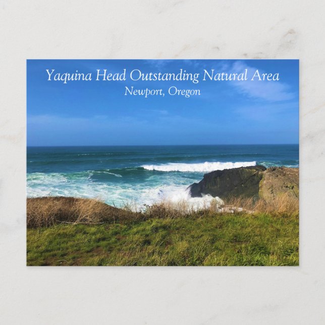 Postal Yaquina Head Outstanding Natural Area, Oregon Post (Anverso)