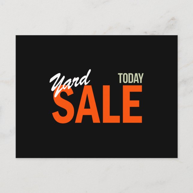 Postal Yard Sale Hoy (Anverso)