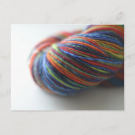 Postal Yarn de Handspun en arcoiris