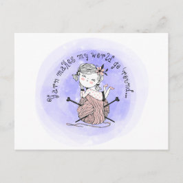 Postal Yarn hace mi mundo