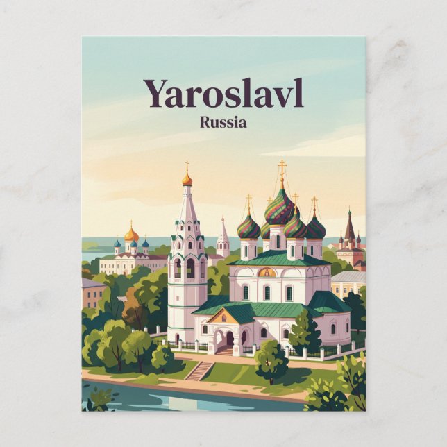 Postal Yaroslavl, Rusia (Anverso)