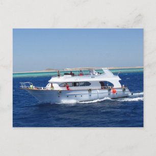 Postal Yate de placer egipcio Jamones con turistas