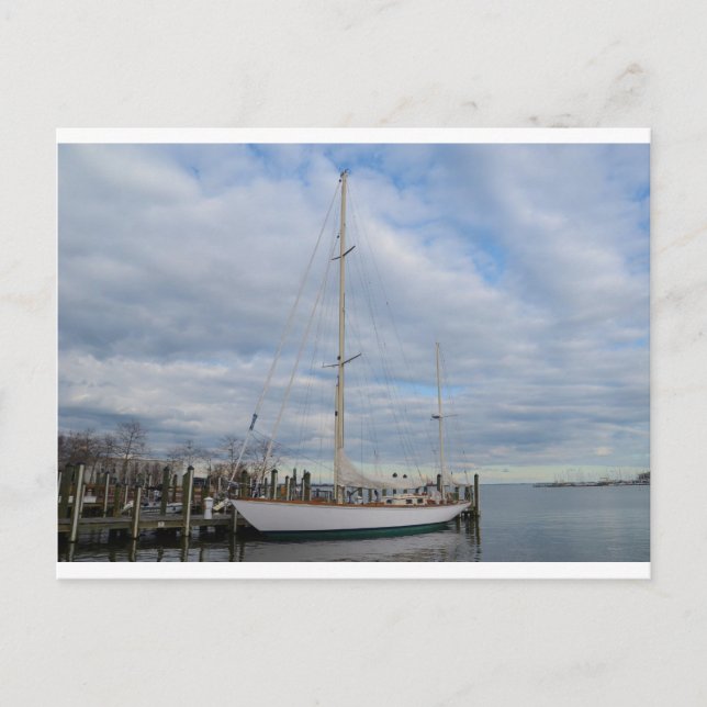 Postal Yate en Annapolis. (Anverso)