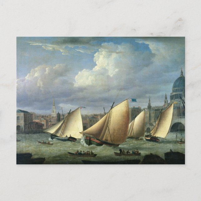 Postal Yates de la Flota Cumberland empezando (Anverso)