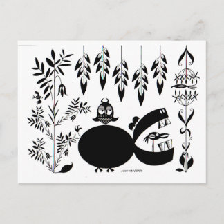 Postal Yawning de Hippo