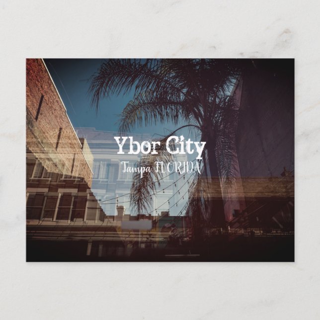 Postal Ybor City, Tampa FLORIDA (Anverso)