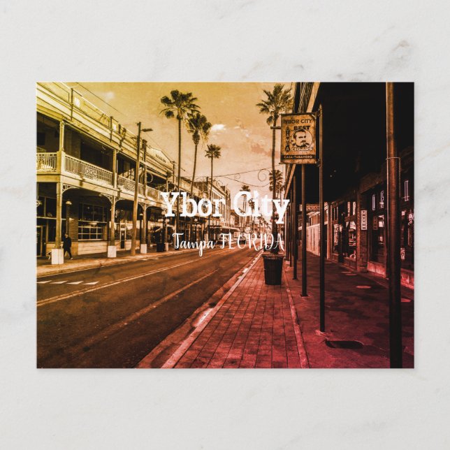 Postal Ybor City, Tampa FLORIDA (Anverso)