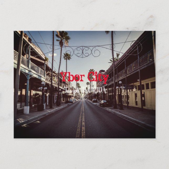 Postal Ybor City, Tampa FLORIDA  (Anverso)