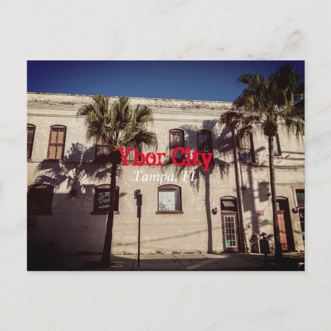 Postal Ybor City, Tampa FLORIDA (Anverso)