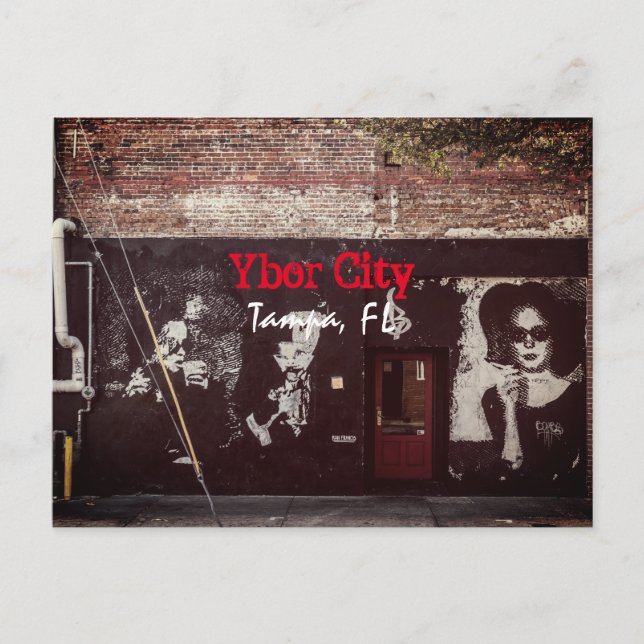 Postal Ybor City, Tampa FLORIDA (Anverso)