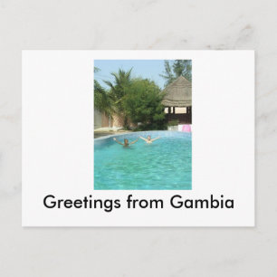 Postal yeeaah, saludos desde Gambia
